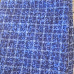 Fabric, Navy Blue Quilting Cotton Checks Prewashed 40" x 1 yd